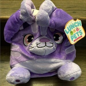 Lunch pets plush kids lunch bag new with tags